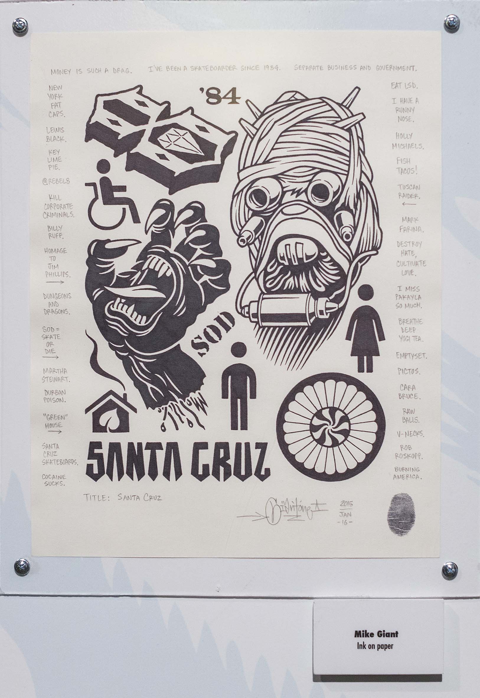 Mike Giant Screaming Hand