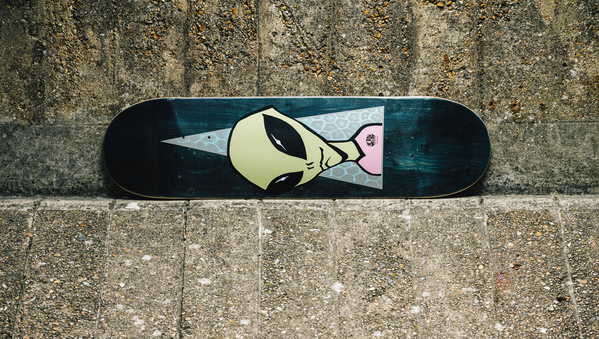 Alien Workshop Visitor Trippy Skateboard Deck - 8.5 - Skates USA