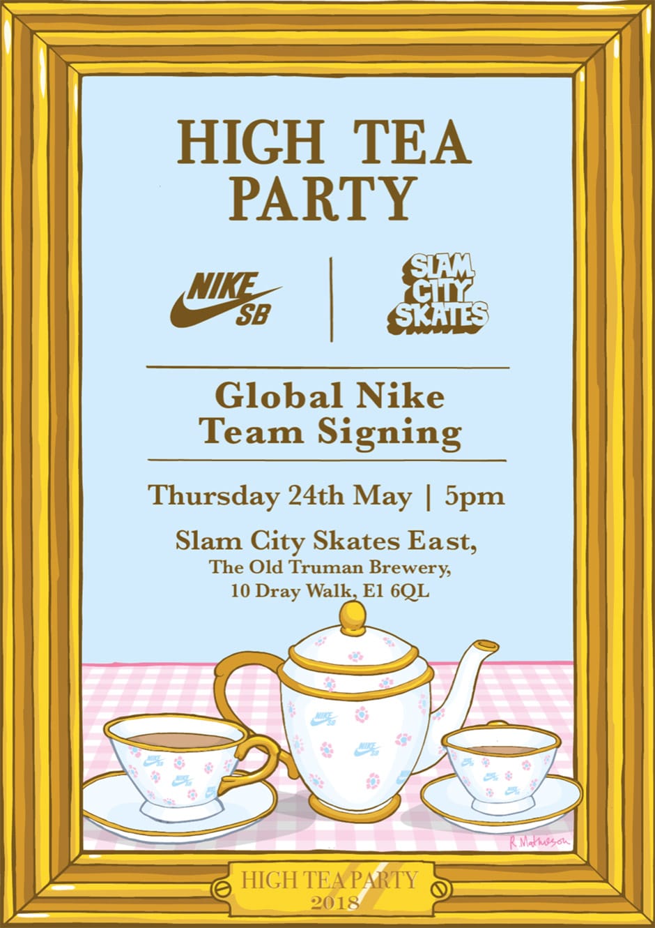 The Slam City Skates Nike SB High Tea Party