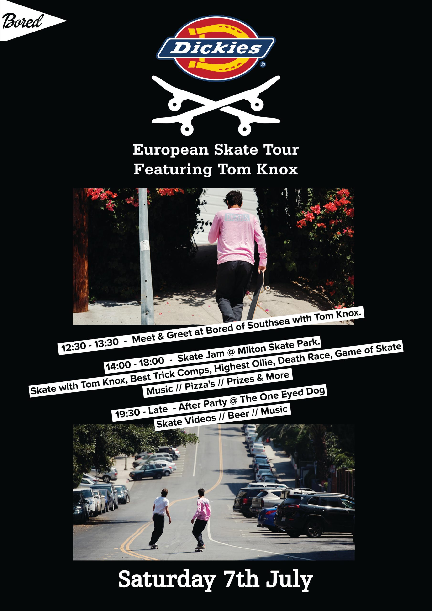 Dickies European Skate Tour Featuring Tom Knox: Bored of Southsea